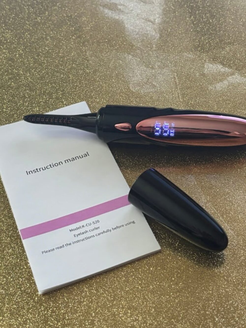 Heated Eyelash Curler with LED Display